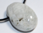 Preview: white labradorite with cord or silver 925
