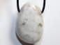 Preview: white labradorite with cord or silver 925