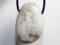 Preview: white labradorite with cord or silver 925
