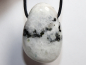 Preview: white labradorite with cord or silver 925