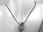 Preview: white labradorite with cord or silver 925