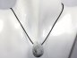 Preview: white labradorite with cord or silver 925