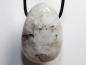 Preview: white labradorite with cord or silver 925