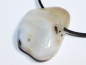 Preview: Botswana agate with cord or silver 925