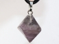 Preview: fluorite with cord or silver 925