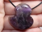 Preview: amethyst with cord or silver 925