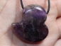 Preview: amethyst with cord or silver 925