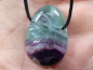 Preview: fluorite with cord or silver 925