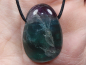Preview: fluorite with cord or silver 925