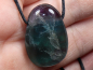 Preview: fluorite with cord or silver 925