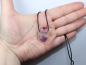 Preview: fluorite with cord or silver 925
