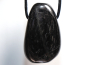 Preview: hypersthene with cord or silver 925