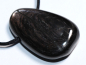 Preview: hypersthene with cord or silver 925