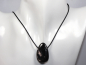 Preview: hypersthene with cord or silver 925