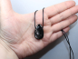 Preview: hypersthene with cord or silver 925
