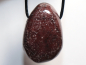 Preview: garnet with cord or silver 925
