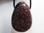 Preview: garnet with cord or silver 925