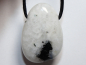 Preview: white labradorite with cord or silver 925