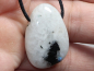 Preview: white labradorite with cord or silver 925