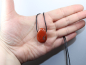 Preview: roter Jaspis mit Band oder Silber 925