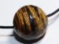 Preview: tiger's eye with cord or silver 925