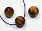 Preview: tiger's eye with cord or silver 925