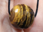 Preview: tiger's eye with cord or silver 925