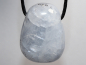 Preview: blue calcite with cord or silver 925