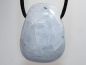 Preview: blue calcite with cord or silver 925