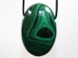 Preview: malachite with cord or silver 925