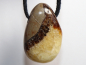 Preview: septaria with cord or silver 925