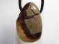 Preview: septaria with cord or silver 925