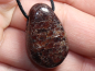 Preview: garnet with cord or silver 925