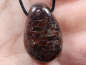 Preview: garnet with cord or silver 925