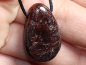 Preview: garnet with cord or silver 925