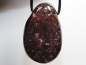 Preview: garnet with cord or silver 925