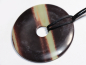 Preview: black banded jasper with cord