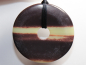 Preview: black banded jasper with cord