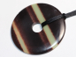 Preview: black banded jasper with cord