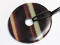 Preview: black banded jasper with cord