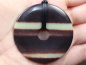 Preview: black banded jasper with cord