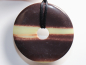 Preview: black banded jasper with cord