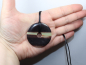 Preview: black banded jasper with cord