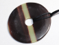 Preview: black banded jasper with cord