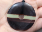Preview: black banded jasper with cord