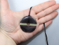Preview: black banded jasper with cord