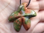 Preview: unakite with cord or silver 925