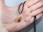 Preview: sunstone with cord or silver 925