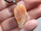 Preview: sunstone with cord or silver 925
