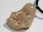 Preview: Schlangenhaut-Achat mit Band oder Silber 925
